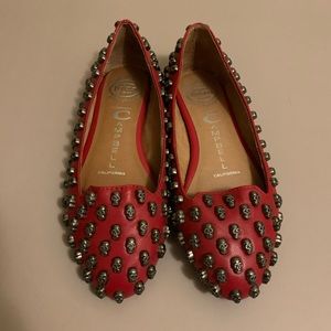 Jeffrey Campbell Skulltini Flats - Size 4